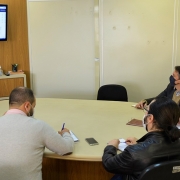 Secretário Edson Brum e equipe de Diretores em reunião online com a AmazonBR