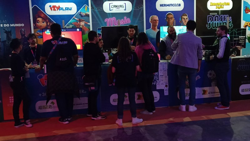 Estande coletivo do governo no BIG FESTIVAL 2023