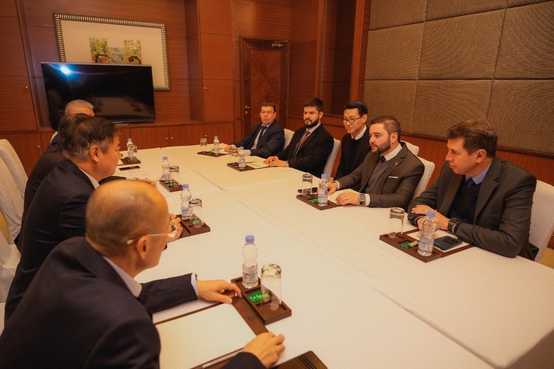 Em reuniões com empresários, Gabriel detalhou as características geográficas do RS, potencialidades e áreas estratégicas